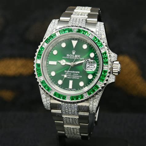 iced out rolex submariner|Rolex daytona iced out price.